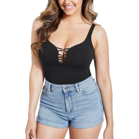 Guess Tops - Guess Yunet Beaded Sweetheart Top